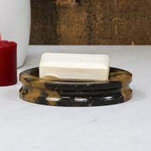 Offre Spéciale moderne vert granit carré Rectangle porte-savon plat supérieur marbre naturel salle de bain accessoire boîte distributeur maison - Product Image 4