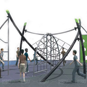 HP-OPRC 010 Environnement de jeu extérieur vertical construit autour d'un escalade multi-plateformes - Product Image 1