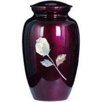 Urne Art Déco en aluminium artisanale de haute qualité, écologique, légère et personnalisable pour l'exposition commémorative des cendres - Product Image 4