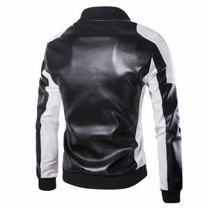 แจ็กเก็ตหนังสำหรับผู้ชายแจ็คเก็ตหนัง PU สไตล์ใหม่แจ็กเก็ตหนัง - Product Image 4