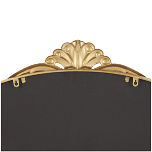 Elegante specchio da parete ovale oro conchiglia cresta Top <span class=keywords><strong>barocco</strong></span> vittoriano cornice decorativa specchio per vanità classico di lusso decorazione per la casa - Product Image 6