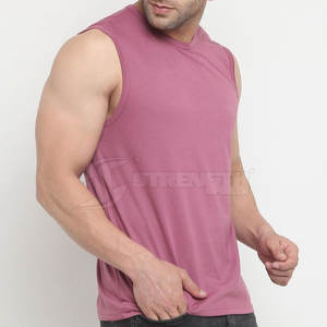 Camiseta sin mangas transpirable de secado rápido para hombre al por mayor ropa de entrenamiento informal ropa de fitness sin mangas precio bajo - Product Image 3