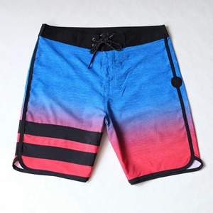 Pantalones cortos de baño informales para hombre, bordados, antiarrugas, cintura elástica, estiramiento, surf, Fitness, secado rápido, impermeables, pantalones de playa - Product Image 6