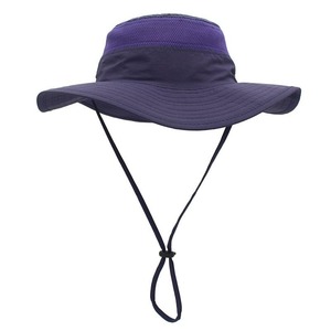 Acheter Protection solaire extérieure de haute qualité pêche pêcheur chapeau logo personnalisé unisexe plaine seau chapeau avec ficelle 2026 - Product Image 6