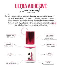 Ultra Adhesive Oil Resistant Private Label Eyelash <b>Glue</b> Segmented Eyelash <b>Lash</b> <b>Extension</b> Professional <b>Glue</b> Wholesale <b>Lashes</b> - Product Image 2