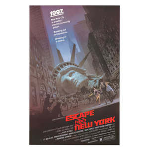 Affiche murale moderne « Escape From New York » - Product Image 1