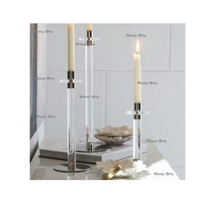 Meilleure vente bougeoir en acrylique bougeoir chauffe-plat de différentes tailles de qualité exclusive pour la fête de mariage - Product Image 1