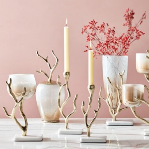 Stylish Luxury Candle <b>Accessory</b> Modern Artistic Lamp <b>Decorative</b> Home Accent <b>for</b> Tabletop <b>Bedroom</b> Event <b>Decor</b> - Product Image 1