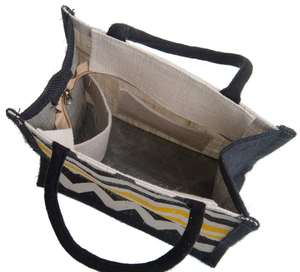 <b>Linen</b> Printed Jute <b>Bags</b> Large Size Handmade Sacks Rectangle Shape With Handles Shopping Gifts Wedding Parties Elegant <b>Bags</b> - Product Image 4