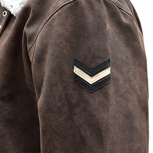 Logo personnalisé Vestes en cuir véritable de haute qualité Nouvelle mode Veste en cuir originale pour hommes à bas prix - Product Image 5