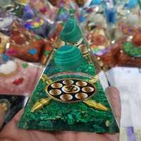 Cristaux de quartz rose naturels faits à la main de haute qualité, écologiques, avec sphère d'améthyste, pyramide d'orgone, vente en gros d'orgonite énergétique