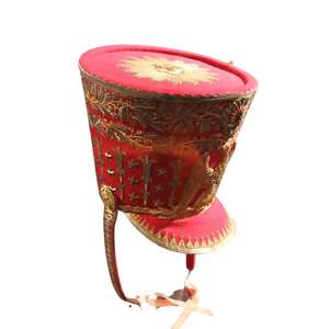 Casquette bicorne napoléonienne française parfaite 100% laine brodée à la main exigence du client uniforme haute qualité Shako chapeaux - Product Image 2