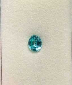 Piedra de YAG Paraíba azul, cultivada en laboratorio por AG Gems, con tratamiento térmico para cambio de color, creada en laboratorio. - Product Image 6