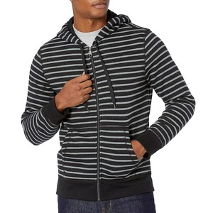 Sudadera con capucha térmica de hombre personalizada de alta calidad ODM OEM | 100% algodón ropa de calle en blanco cremallera manga larga diseño de ajuste relajado - Product Image 1