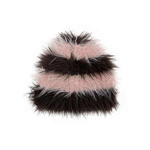 Gorros personalizados para hombre Sombreros para hombre Fabricante Tejido Jacquard Fuzzy Mohair Beanie - Product Image 5