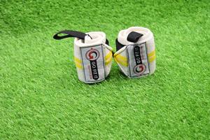 Attelle de poignet en néoprène élastique rembourrée avec support pour le pouce GO FIT IT Figure 8 pour la musculation, la musculation en salle de sport, le cross-training et le fitness - Product Image 2