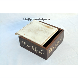 Vente en gros de boîte de rangement en bois de luxe faite à la main conception de logo personnalisé meilleure qualité cadeau polyvalent fini personnalisé - Product Image 2