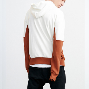 Gran oferta, Sudadera con capucha de chándal de algodón personalizado para hombre, diseño de contraste de moda con impresión Digital de otoño - Product Image 3