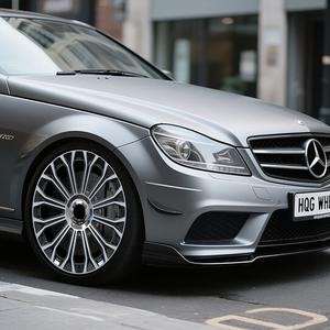 Rines de Aleación Forjados de 18, 19 y 20 Pulgadas para Autos de Pasajeros, 5x112, Negros con Cara Mecanizada, para Mercedes Benz Clase A, B, C, E y S - Product Image 3