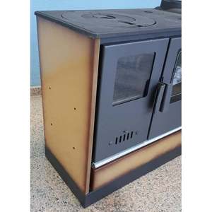 DORELLO SOBA MF114 Couvercle de four en fonte pour cuisinière à bois, pour usage intérieur et extérieur, compatible Burza Brick Burning - Product Image 2