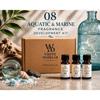 Kit de Desarrollo de Fragancias Florales, Kit de Muestras de Aceites de Perfume Acuático Marino, Rosa, Jazmín, Flores Blancas, Marca Privada