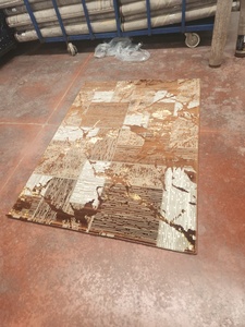 Tapis turc oriental antique Adiva, tissé à la machine, en polyester, résistant aux taches, à motif géométrique, à poils longs, pour usage domestique, rouge - Product Image 3