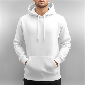 Unisex Winter Fleece Pullover Hoodie 370g Pocket Embroidered Custom Logo Printing OEM/ODM Private Label Options Waterproof - Product Image 6
