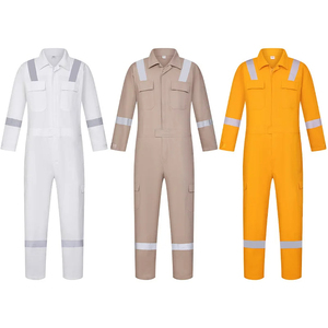 Ropa de trabajo de seguridad de construcción para hombres Traje de trabajo de poliéster industrial para trabajo y uniformes Cómodo y protector - Product Image 1
