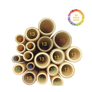 Juego de pajitas de bambú con cepillo de lavado y bolsa ecológica-Vajilla natural exportada directamente de fábrica vietnamita - Product Image 3