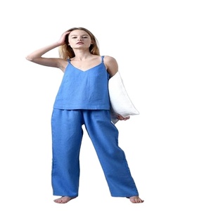ชุดเดรสคอกลมผ้าฝ้ายและผ้าลินินสำหรับผู้หญิง,ชุดเดรสแฟชั่นใหม่ปี S-XXL สีพื้นแบบหลวม - Product Image 1