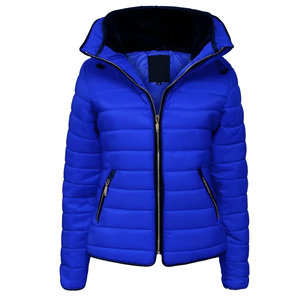 Chaquetas acolchadas de invierno para mujer de alta calidad, diseño de punto personalizable, a prueba de viento, cálido para uso en exteriores, lona, opciones al por mayor - Product Image 6