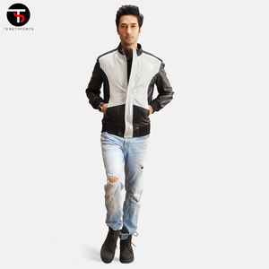 Fabricant de vestes en cuir OEM personnalisé, vêtements d'extérieur en faux cuir véritable, fourniture d'usine en gros à bas quantité minimale de commande - Product Image 5