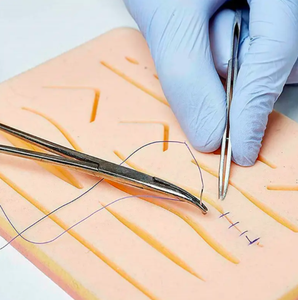 Kit de instrumentos de acero de fuente de alimentación Manual Ariston para práctica de sutura de estudiantes de enfermería veterinaria Kit de puntadas quirúrgicas - Product Image 3