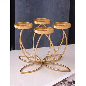 Bougeoir en métal pour éclairage et décoration d'intérieur Bougeoir décoratif élégant à finition antique - Product Image 6