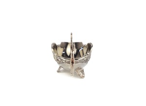Bol en argent élégant de designer pour les fonctions de mariage, les occasions festives, les buffets et les centres de table à domicile, vente en gros en provenance d'Inde - Product Image 4