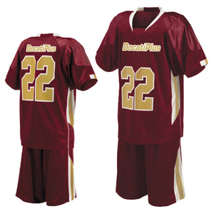 Unisex Plus Size Lacrosse Team Uniform Quick Dry Breathable Four-Way Stretch Elastic Waist Jersey <b>Shorts</b> Set Custom Logo - Product Image 1