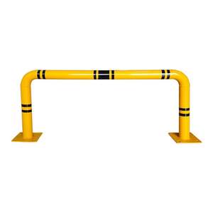 10-Piece Outdoor Parking Lot Column Protector <b>Set</b> 104 X 46cm Metal Barrier Gate and Bollard Aluminium and Steel Material - Product Image 3