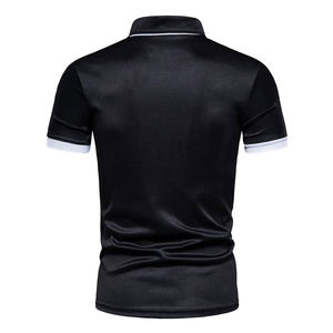 Casual Men's Cotton for Shirts Summer 2024 Short-Sleeved Printed Breathable Solid Jersey <b>Fabric</b> High Street Fashionable Style - Product Image 2