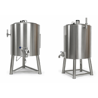 Cuve de Fermentation en Acier Inoxydable de Qualité Alimentaire Sri Brothers Enterprises SupremeLine avec Moteur à Lait et Contrôle Semi-Automatique 500L