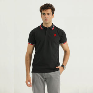 Meilleures ventes pour hommes pour polos 100% coton avec manches courtes anti-rides motif d'impression de tissu de toile personnalisable - Product Image 2