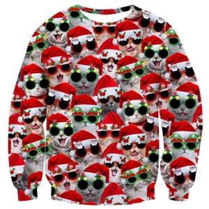 Sweatshirts pour hommes Qualité supérieure Vêtements décontractés pour l'hiver Sweats à capuche à impression numérique Sweatshirts de Noël - Product Image 5