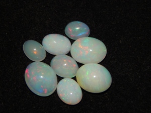 Opale d'Éthiopie naturelle à jeu de couleurs et effet de feu, 5-10 carats, taille libre, cabochons de pierres précieuses, pierres pour Tasbiya TG0035, évaluation tierce partie - Product Image 2