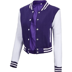 Nuevo 2025 Venta caliente al por mayor Fleece Varsity chaquetas universitarias al por mayor Universidad, béisbol, chaqueta para hombres - Product Image 3