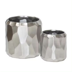Vase à fleurs Offre Spéciale design de luxe moderne pour villa prix d'exportation décoratif lot de 2 pots de fleurs élégants pour la maison - Product Image 3