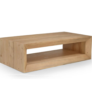 Mesa de centro de madera de mango minimalista ecológica hecha a mano, duradera y móvil para muebles de sala de estar modernos, uso doméstico General - Product Image 1