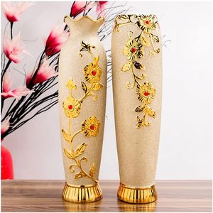 ขายร้อน 2024 ทองเหลืองกระถางปลูกดอกไม้ชุด 3 ที่กําหนดเองตกแต่งสวนโลหะชาวไร่ขายส่งผู้ผลิตและส่งออก - Product Image 5