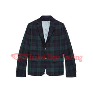 Handmade Scottish <b>Black</b> Watch Tartan <b>Kilt</b> Jacket For <b>Men</b> Wedding Tartan Jacket Custom Made Coats And Jackets - Product Image 4