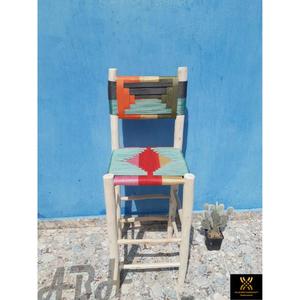 Taburete marroquí hecho a mano, puf otomano, cojín decorativo bohemio, reposapiés tradicional bereber, muebles para la sala de estar. - Product Image 1