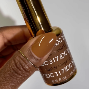 A10jet DC Gel Duo # 317-Sweet Smalto per Unghie Nude Neutro con Chips di Biscotto e Smalto Abbinato - Product Image 2