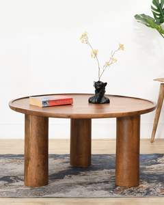 Mesa de Centro de Madera Diseñada para un Rendimiento Duradero que Ofrece un Aspecto de Madera Rico y una Presencia Confortable en la Sala de Estar - Product Image 5